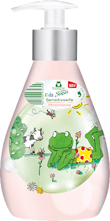 Flüssigseife Kinder sensitiv Pfirsichblüte Frosch Senses