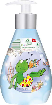 Flüssigseife Kinder sensitiv Pfirsichblüte Frosch Senses