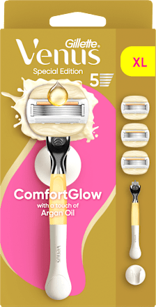 ComfortGlide dámský holicí strojek Argan Oil + 3 hlavice Gillette Venus