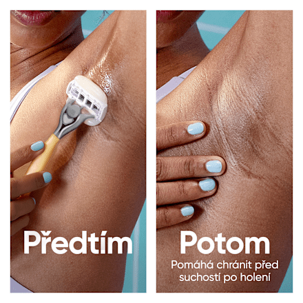 ComfortGlide dámský holicí strojek Argan Oil + 3 hlavice Gillette Venus