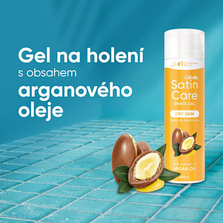 gel na holení Argan Oil Satin Care