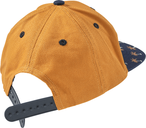 Basecap mit Palmen-Muster, orange & blau, Gr. 54/55 PUSBLU