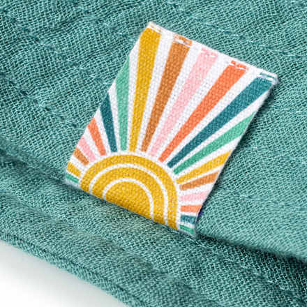 Hut aus Musselin, blau, Gr. 52/53 ALANA