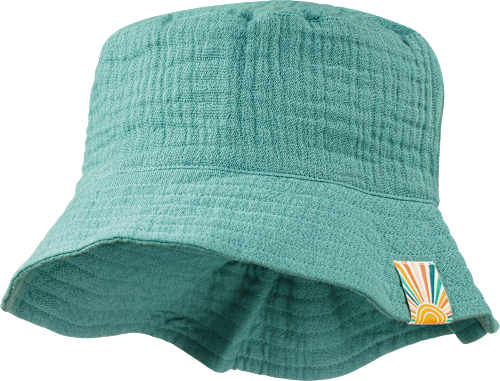 Hut aus Musselin, blau, Gr. 52/53 ALANA