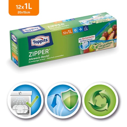 Zipper Allzweckbeutel 1 L Toppits