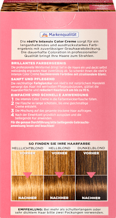 Haarfarbe 8.7 Sahara Hellblond réell‘e