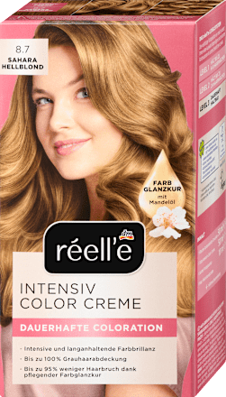 Intensiv color creme boja za kosu sahara svetlo plava 8.7 réell‘e