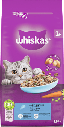 Trockenfutter Katze mit Thunfisch, Adult 1+ Whiskas