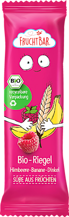 Fruchtriegel mit Getreide Himbeere, Banane, Dinkel (4x23 g), ab 3 Jahren FruchtBar