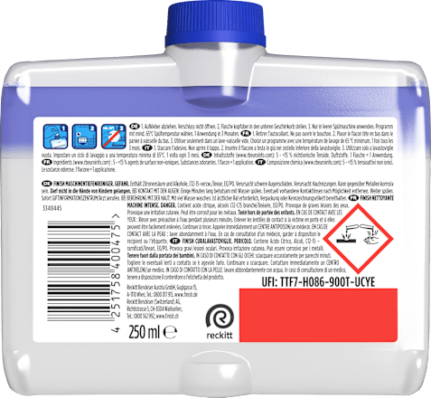 Spülmaschinen-Reiniger Tiefenreiniger Finish