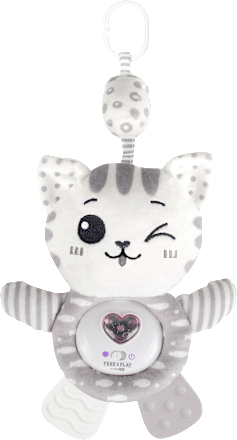 Plišasta Muca z grizalom, melodijami in lučko free Play