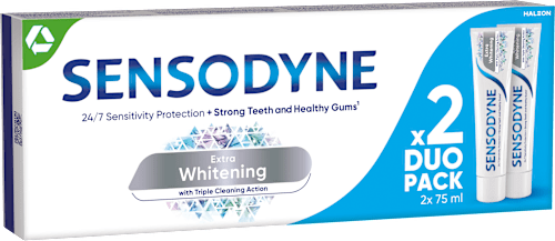 Zubná pasta Extra Whitening - 2 x 75 ml SENSODYNE