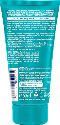 Żel po opalaniu łagodząco-chłodzący 10% D-Pantenol Travel  Dax Sun