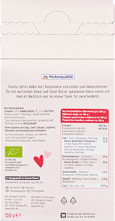 máslové sušenky dmBio