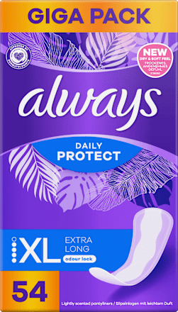 Slipeinlagen Daily Protect Extra Long Giga Pack always