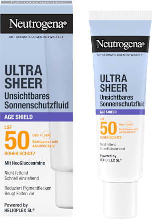 Sonnenfluid Gesicht Ultra Sheer Age Shield, LSF 50 Neutrogena