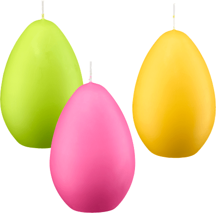 Kerze in Eiform classic sortiert  Profissimo