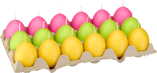 Kerze in Eiform Classic sortiert Profissimo