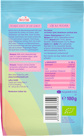 Babykekse Wundertraum mit Dinkel, Apfel und Heidelbeere ab dem 8. Monat FruchtBar