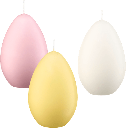 Kerze in Eiform Trend sortiert Profissimo