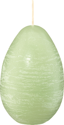 Kerze in Eiform rustikal sortiert Profissimo