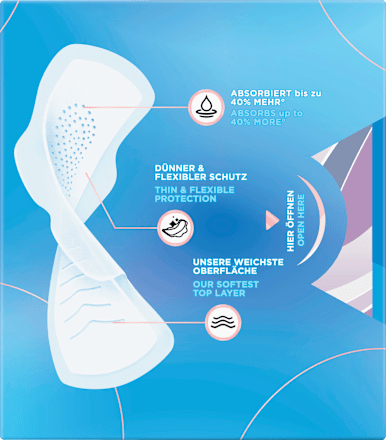 Binden mit Flügeln Infinity flex protect Lang always