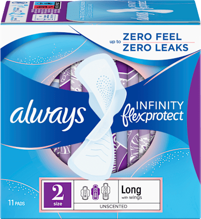 Binden mit Flügeln Infinity flex protect Lang always