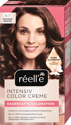 barva na vlasy Intensiv Color Creme 6.7 čokoládová hnědá réell‘e