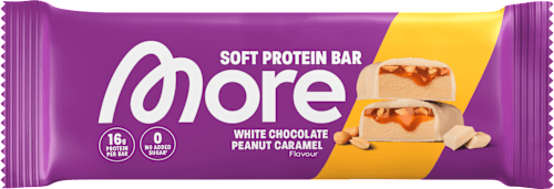 Proteinriegel White Chocolate Peanut Caramel More Nutrition