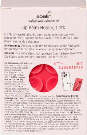 Lippenbalm Halter It's a match pink ebelin