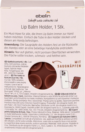 Lippenbalm Halter It's a match Braun ebelin