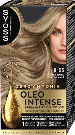 barva na vlasy Béžově plavý 8-05 Syoss Oleo Intense