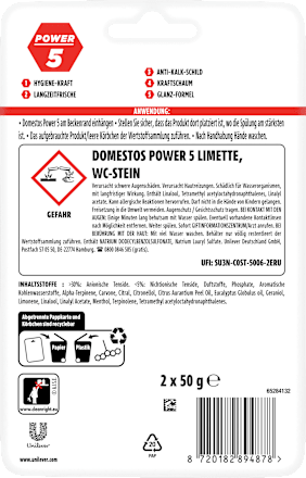 WC-Stein Limette  Domestos