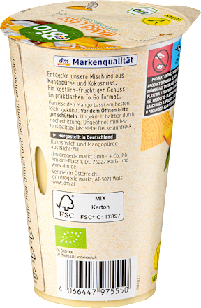 Mango Lassi auf Kokosnussbasis dmBio