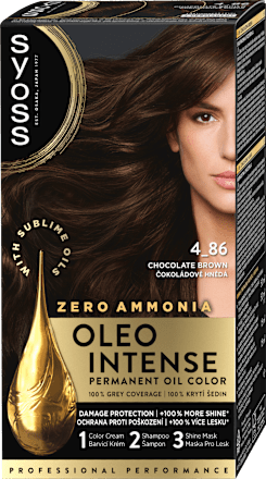barva na vlasy Čokoládově hnědý 4-86 Syoss Oleo Intense