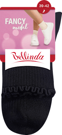 dámské ponožky FANCY modal, černé Bellinda