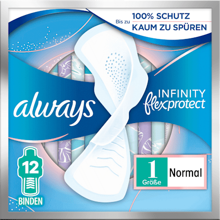 Binden mit Flügeln Infinity flex protect Normal always