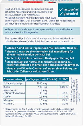 Kollagen 1000 + Biotin + Beta-Carotin Doppelherz
