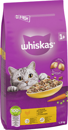 Trockenfutter Katze mit Huhn, Adult 1+ Whiskas