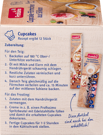 Muffinförmchen 2in1 aus Silikon Profissimo