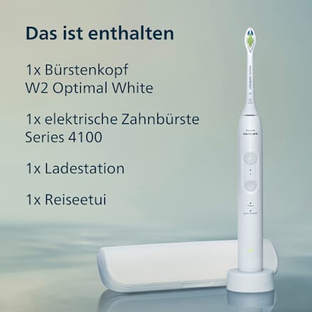 Schallzahnbürste 4100 weiß Philips Sonicare