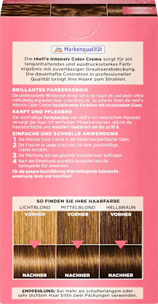 Haarfarbe 7.04 Karamellbraun réell‘e