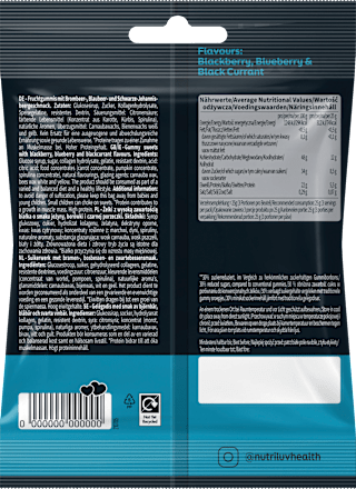 Fruchtgummi, Bett’r Snacks Protein nutriluv