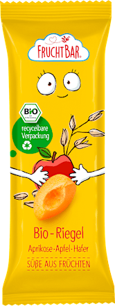Fruchtriegel mit Getreide Aprikose, Apfel, Hafer, ab 3 Jahren, (4x23 g) FruchtBar