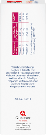 B12 + C + D3 Energie + Immun Tabletten 100St Doppelherz