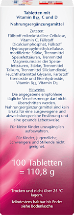 B12 + C + D3 Energie + Immun Tabletten 100St Doppelherz