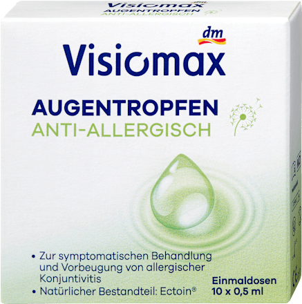 Anti-Allergische Augentropfen 10 Ampullen à 0,5 ml Visiomax