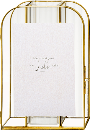 Vase mit Foto  Paradies