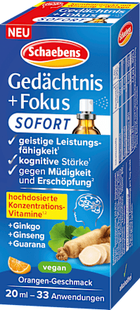 Gedächtnis + Fokus Spray  Schaebens