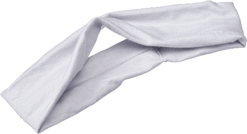 Haarband, hellgrau ebelin